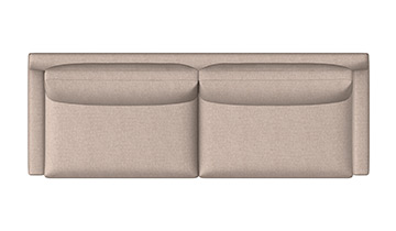 Birch Long Sofa Taper